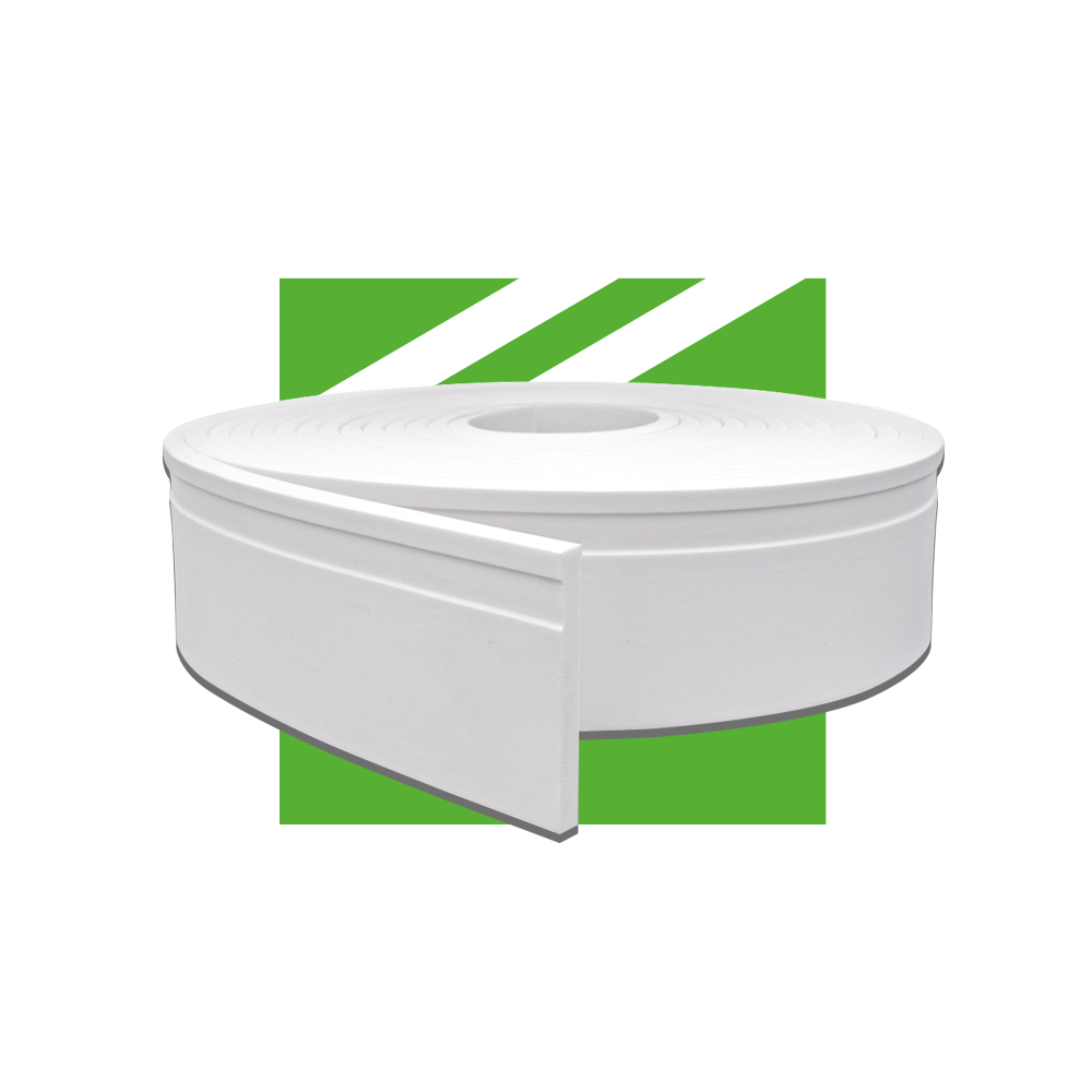 Rodapé de Eva Autocolante Com Passa Fio Meu Rodapé 10x1cm - 10m em Oferta na Shopee