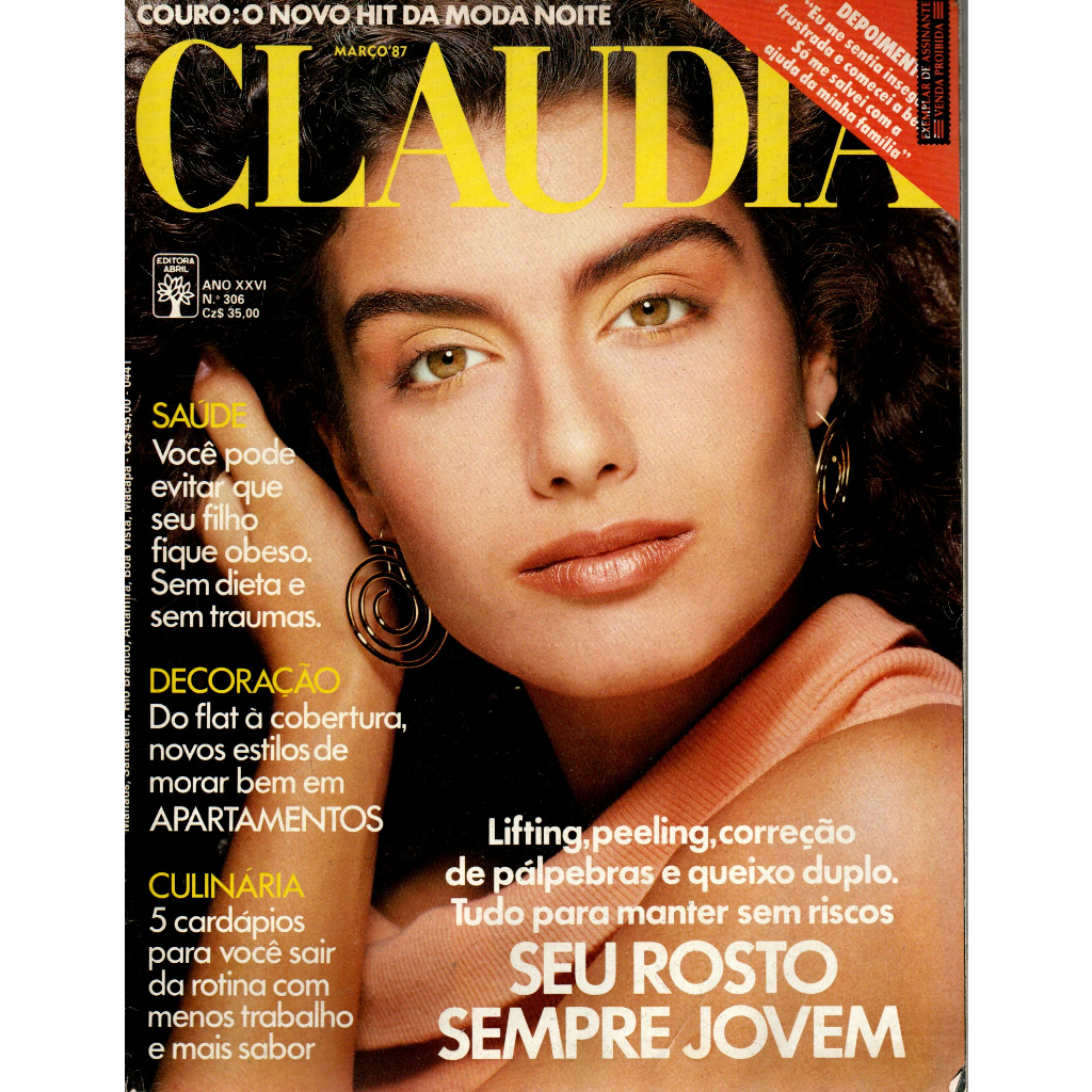 Revista Claudia, Nº 306, Março de 87