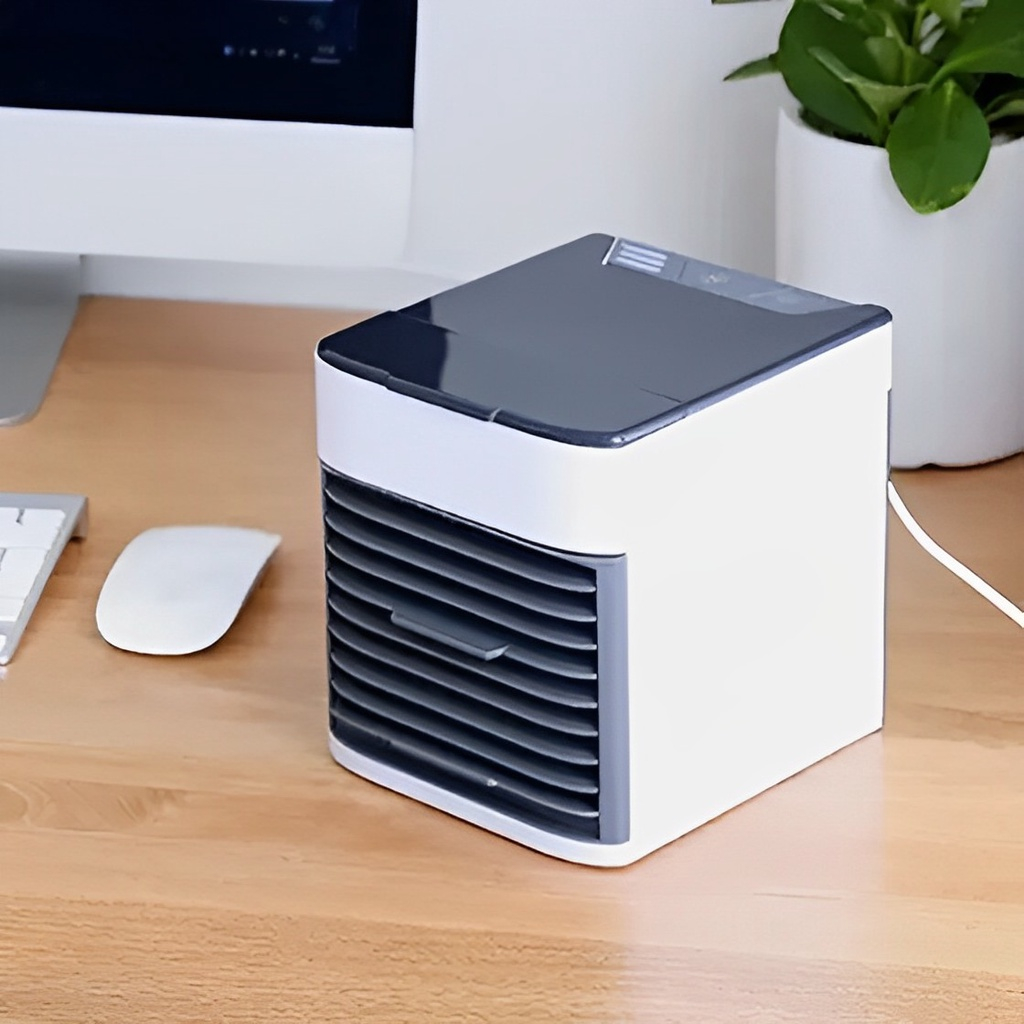 Mini Ar Condicionado Resfriador Portatil Air Cooler Umidificador Climatizador USB Original