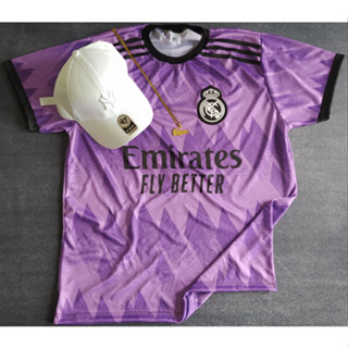 Camisa Camiseta de time real violeta 2023/2024 lançamento nova infantil adulto personalizada com nome e numero