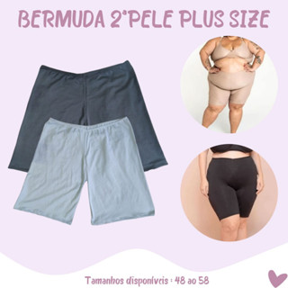 Short Feminino Anágua Confortavél Evita Atrito Plus Size Bermuda Feminina