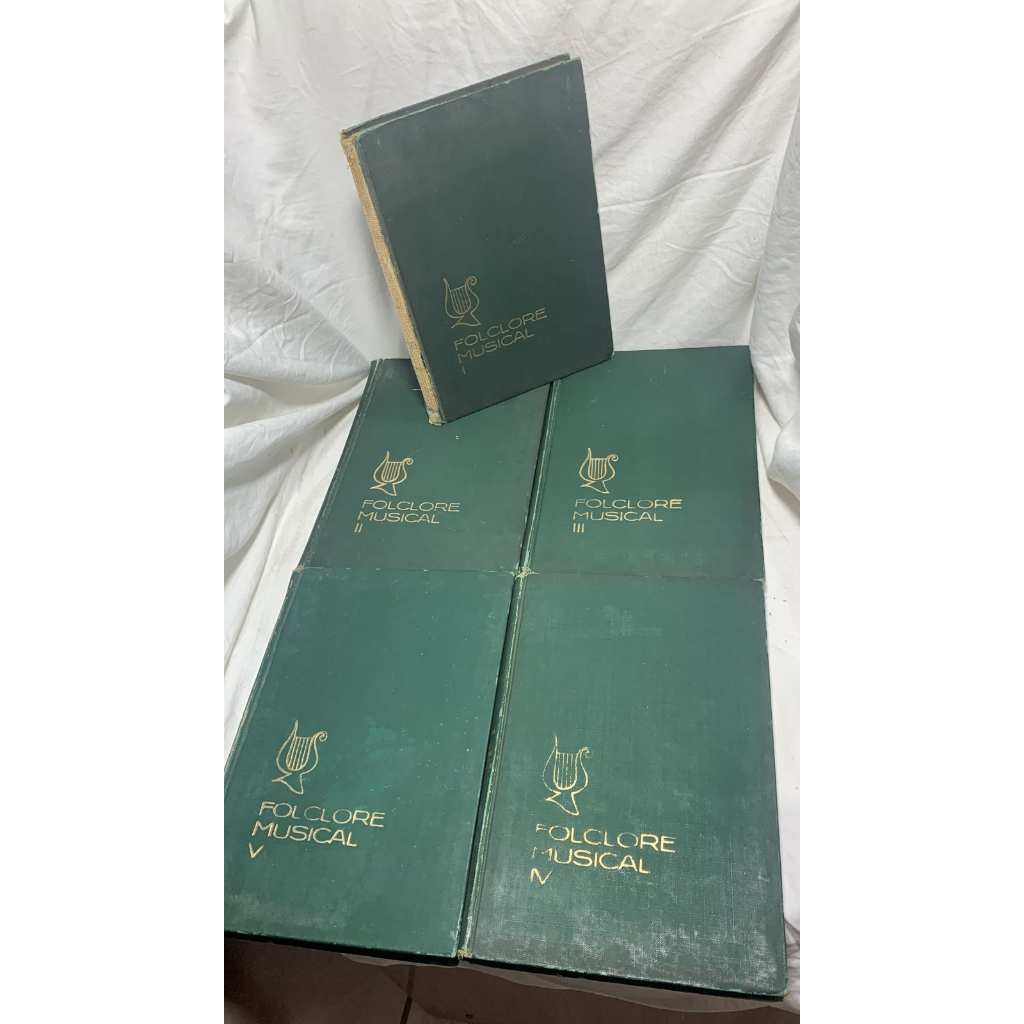 LIVRO - Folclore Musical - 5 Volumes - Editora Coleçao Ftd - Wagner Ribeiro