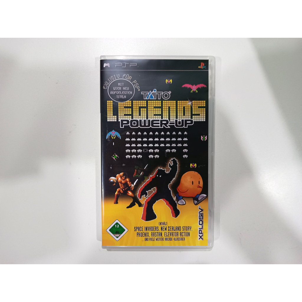 Taito Legends Power Up Original Encarte Reimpresso - PSP