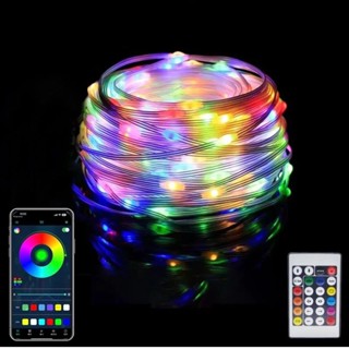 Led Pisca Pisca Fita de Led RGB Bluetooth Controle Remoto