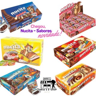 Doce Creme Nucita Original Sabores C/48 Un 10g |MORANGO|NAPOLITANO|CROCANTE|BRIGADEIRO|BICOLOR|3SABORES-NUCITA