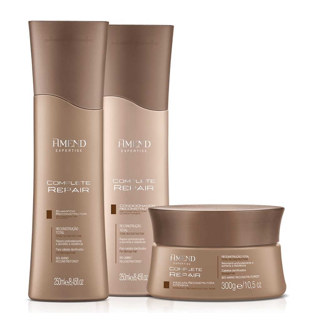 AMEND KIT EXPERTISE COMPLETE REPAIR I |  3 PRODUTOS em Oferta na Shopee