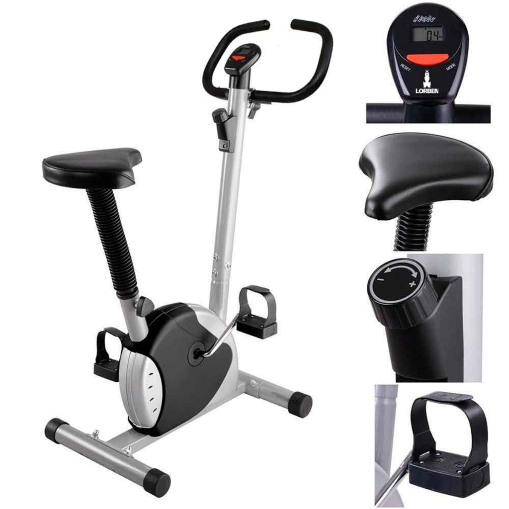 Bicicleta Ergométrica Lorben Vertical Indoor Exercícios Fitness