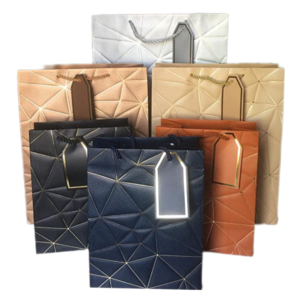 Sacola Papel presente e Embalagem Bolsa Colorida Tam. P M G em Oferta na Shopee