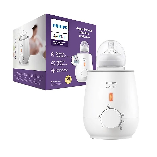 Aquecedor Elétrico De Mamadeira Philips Avent 110/220v