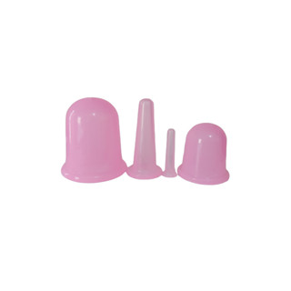 Ventosaterapia Chinesa Silicone Antirrugas Celulite 4 Unid