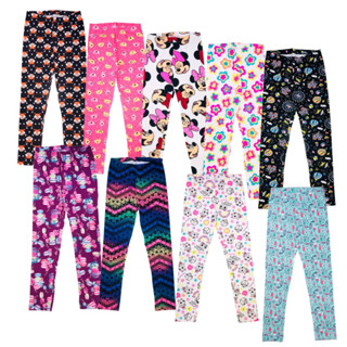 Kit 5 Calça Legging Infantil Feminina Leg para Menina