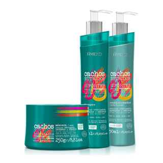 Amend Kit Cachos shampoo 250ml + cond 250ml + mascara 250g