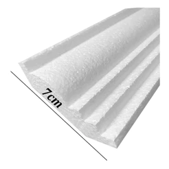 Moldura Teto Isopor Sanca Roda Forro Kit 10 Mts Promoção