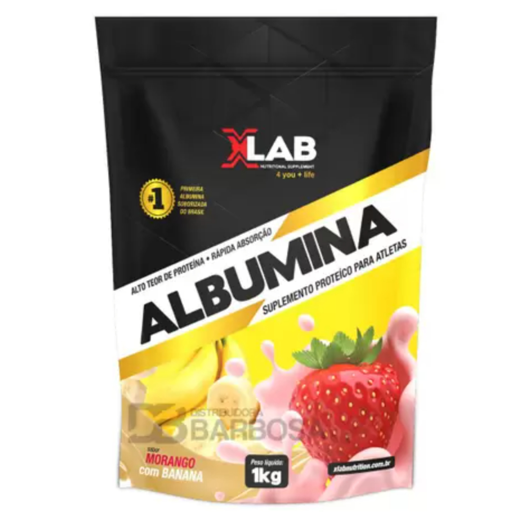 Albumina Proteína Pura Sabores Premium 1kg Xlab