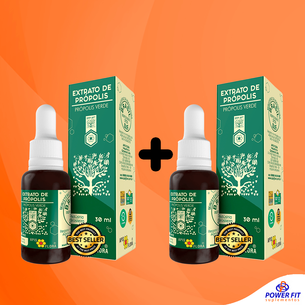Kit 2x Extrato de Própolis Verde 30ml 100% Original - Apis Flora