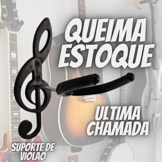 Suporte De Parede Para Violão Guitarra/baixo,ukelele..etc em Oferta na Shopee