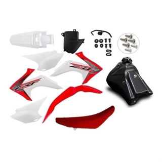 Kit Plástico Roupa Crf 230 C/ Tanque 7 Litros Adaptável Bros em Oferta na Shopee