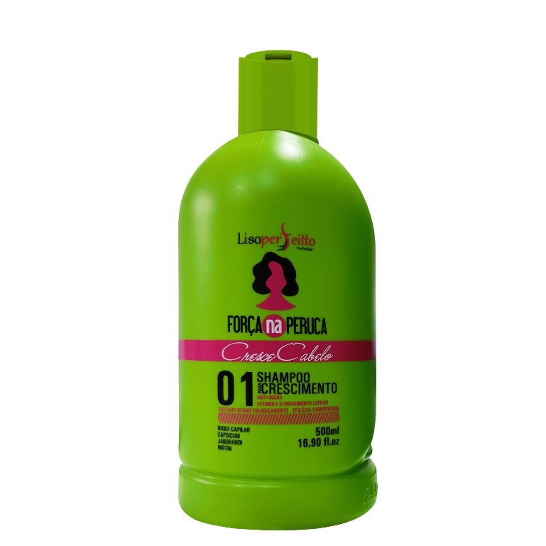 SHAMPOO BOMBADAO CRESCIMENTO RAPIDO E FORTE ACELERADOR DE FIBRA CAPILAR 500ML FORÇA