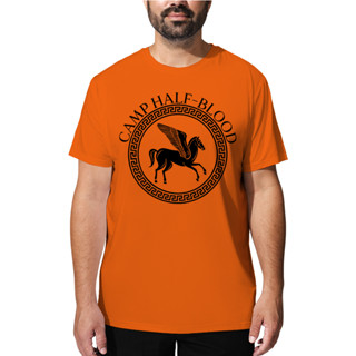 CAMISETA MASCULINA ACAMPAMENTO MEIO-SANGUE CAMP HALF-BLOOD VERSAO DA SERIE PERCY JACKSON