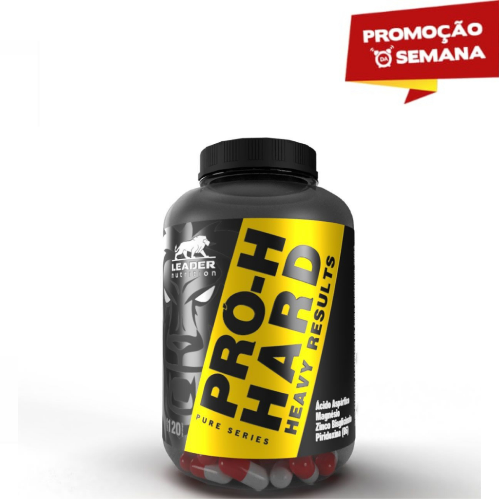 Pro H Hard Zma B6 Zinco Magnesio 120 Cáps Leader Nutrition