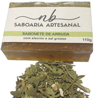 Sabonete Arruda/Alecrim/Sal Grosso Quebranto Mau-Olhado Energia Positiva