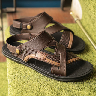 Sandália Masculina Danper Confortável e Macia, Ideal Para Motoqueiros