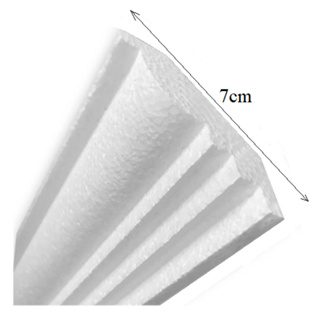 Moldura roda teto sanca isopor/ kit 10 metros em Oferta na Shopee