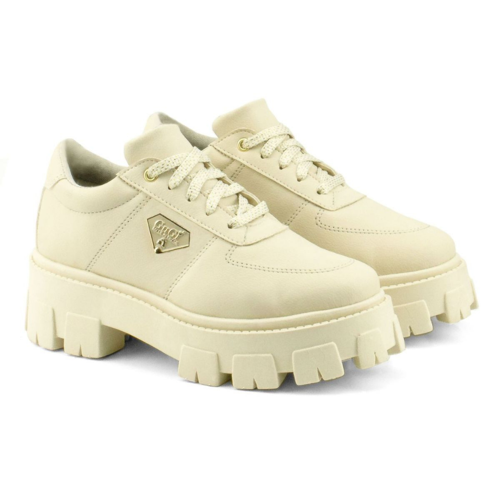 Mocassim Oxford Feminino Lançamento 2024 Com Cadarço Jg Original