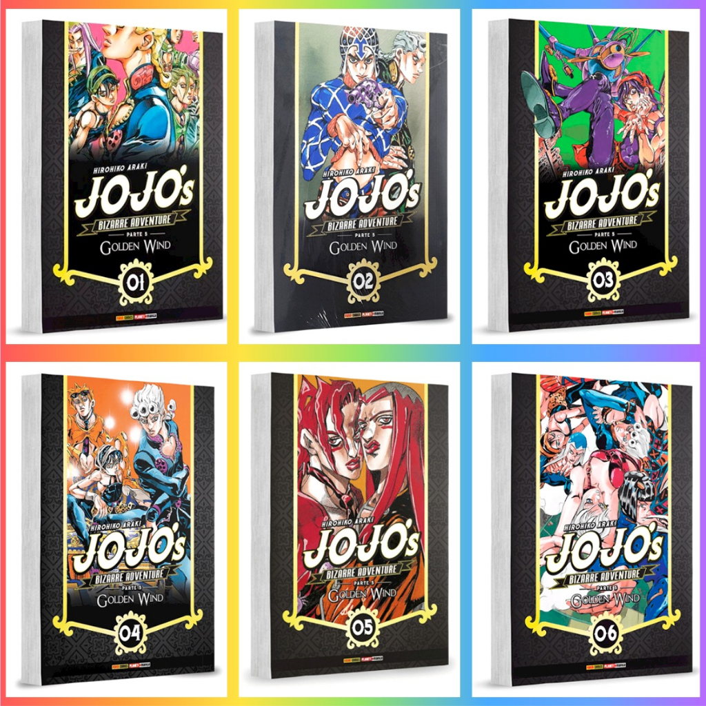 Jojo Bizarre Adventure Livro Golden Wind: Onde Comprar | BuscaProdutos