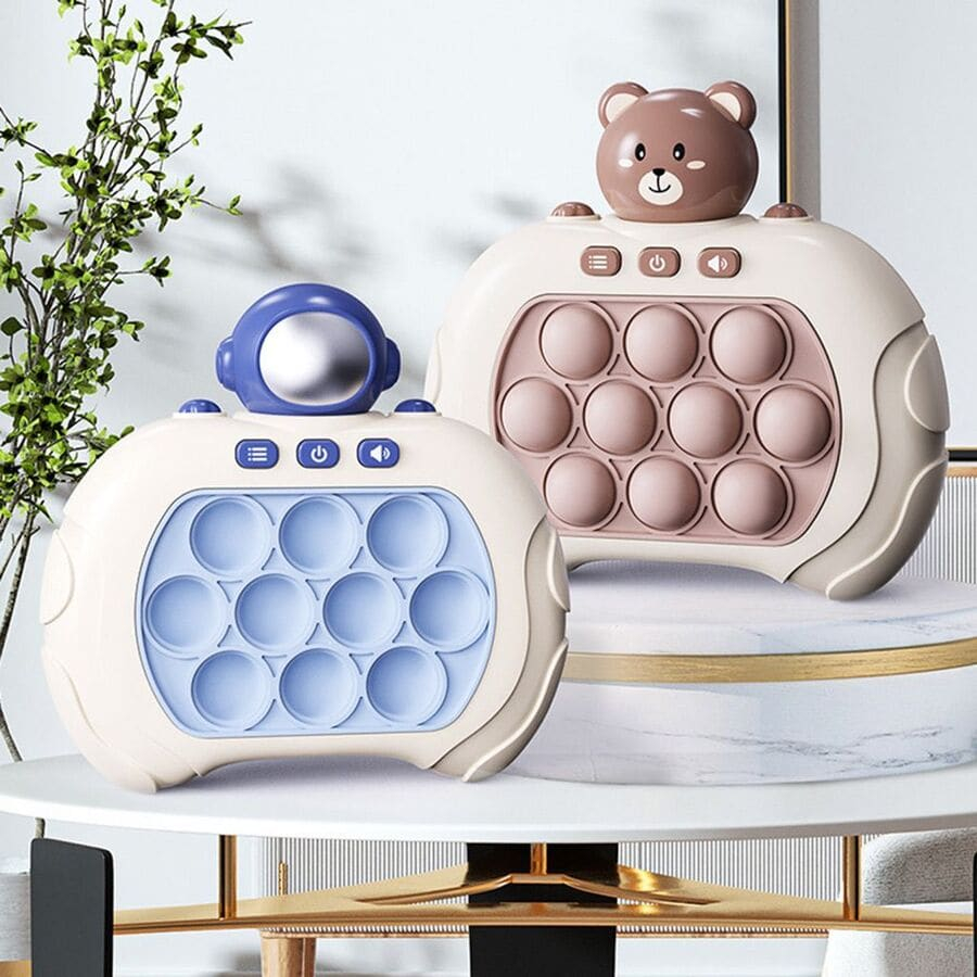 🔥Novo🔥Gopher Machine Pop It Brinquedo Round Toy Fidget Push Quick Push Bubble Squeeze Brinquedos Unicorn Para Alívio De Estresse EVIO