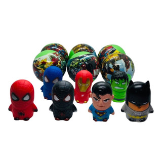 05/12 UN Dedoches Super Heróis. Super Heróis Encapsulados em Formato de Dedoches. Ideal para kit festas Heróis.
