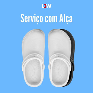 Babuche Servico Alca Sapato Branco Saude Antiderrapante - LOJWEB