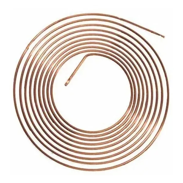 Tubo Capilar 0,031 Pol Cobre Rolo 3 Metros Para Refrigeração