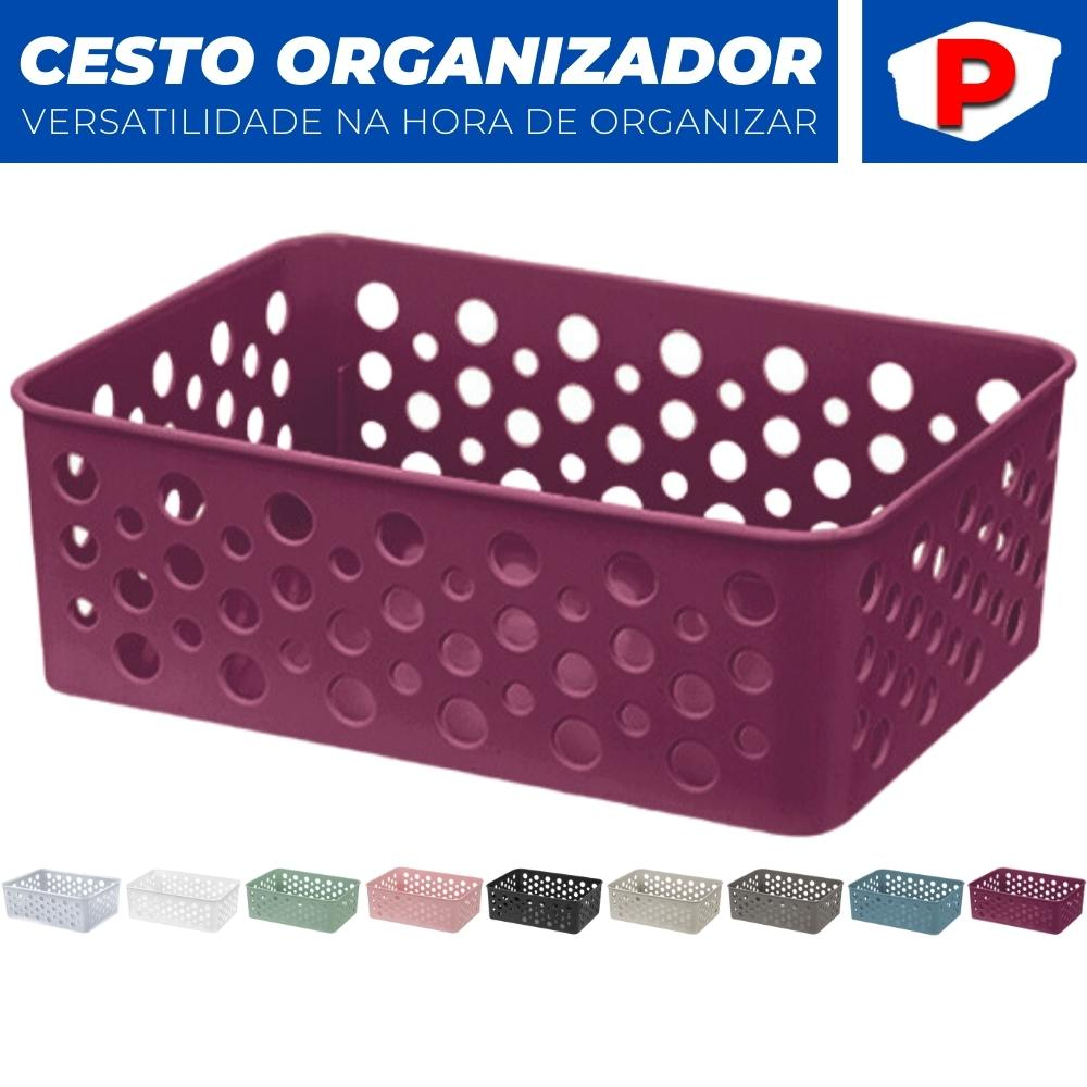 Cesto Organizador Rattan Armario Gaveta Lavanderia (19x13) P · foto 2