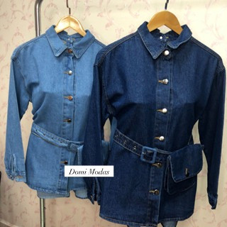 Jaqueta Jeans com bolso removivel 6249