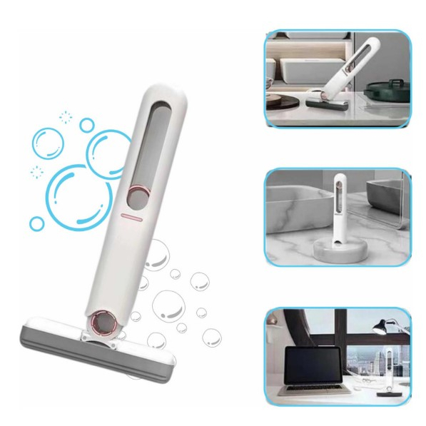 Mini Rodo Esfregão Absorvente Portátil Limpeza Multifuncional Mesa Janela