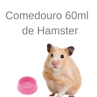 Comedouro Hamster 60mL - Polymer em Oferta na Shopee