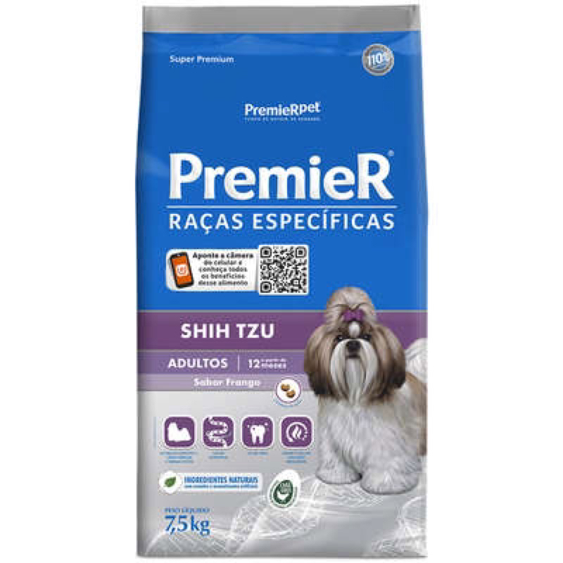 Ração Premier Raças Específicas Shih-tzu Adulto 2,5kg