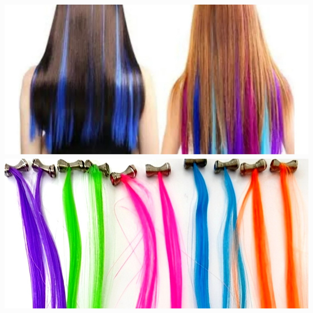 Kit 10 Mechas De Cabelo Coloridas Cores Vibrantes em Oferta na Shopee