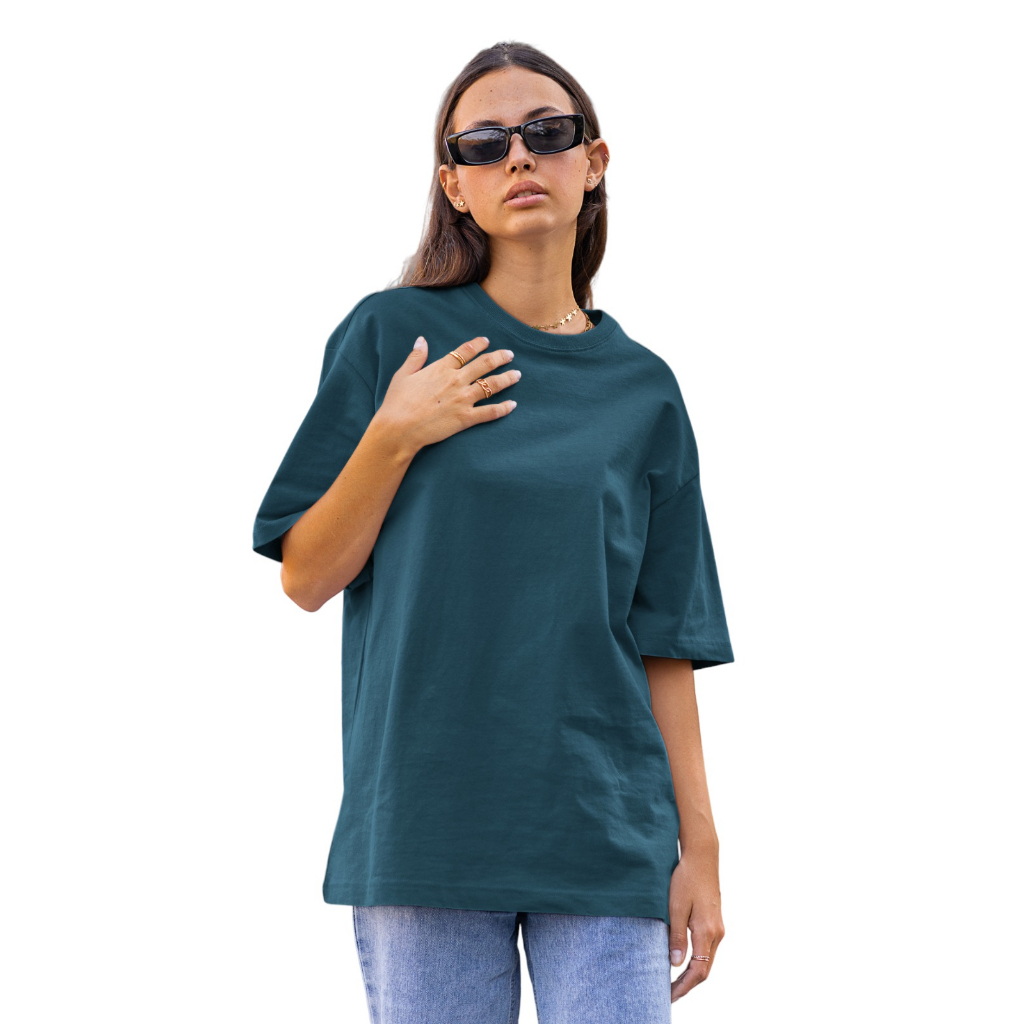 Camiseta Oversized Unissex Streetwear Cores Diversas