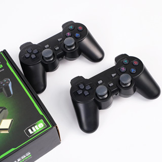 Imagem Videogame Stick 10mil+jogos 2 Controles Sem Fio Console Original Portatil Jogos Retro Antigo