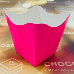 10~60 KIT CACHEPÔ FESTA ROSA NEON 9X9X7CM VAZO DECORAÇÃO 2.61 ( NC TOYS CACHEPÔ ) (CHOCO)