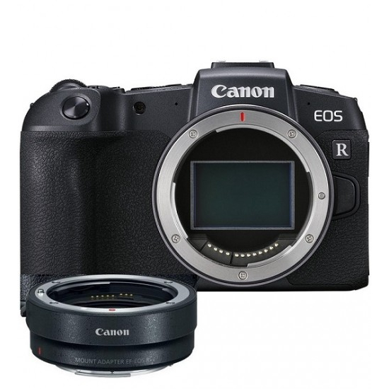 Câmera Canon EOS RP Mirrorless (Corpo) + Adaptador Canon EF-EOS R