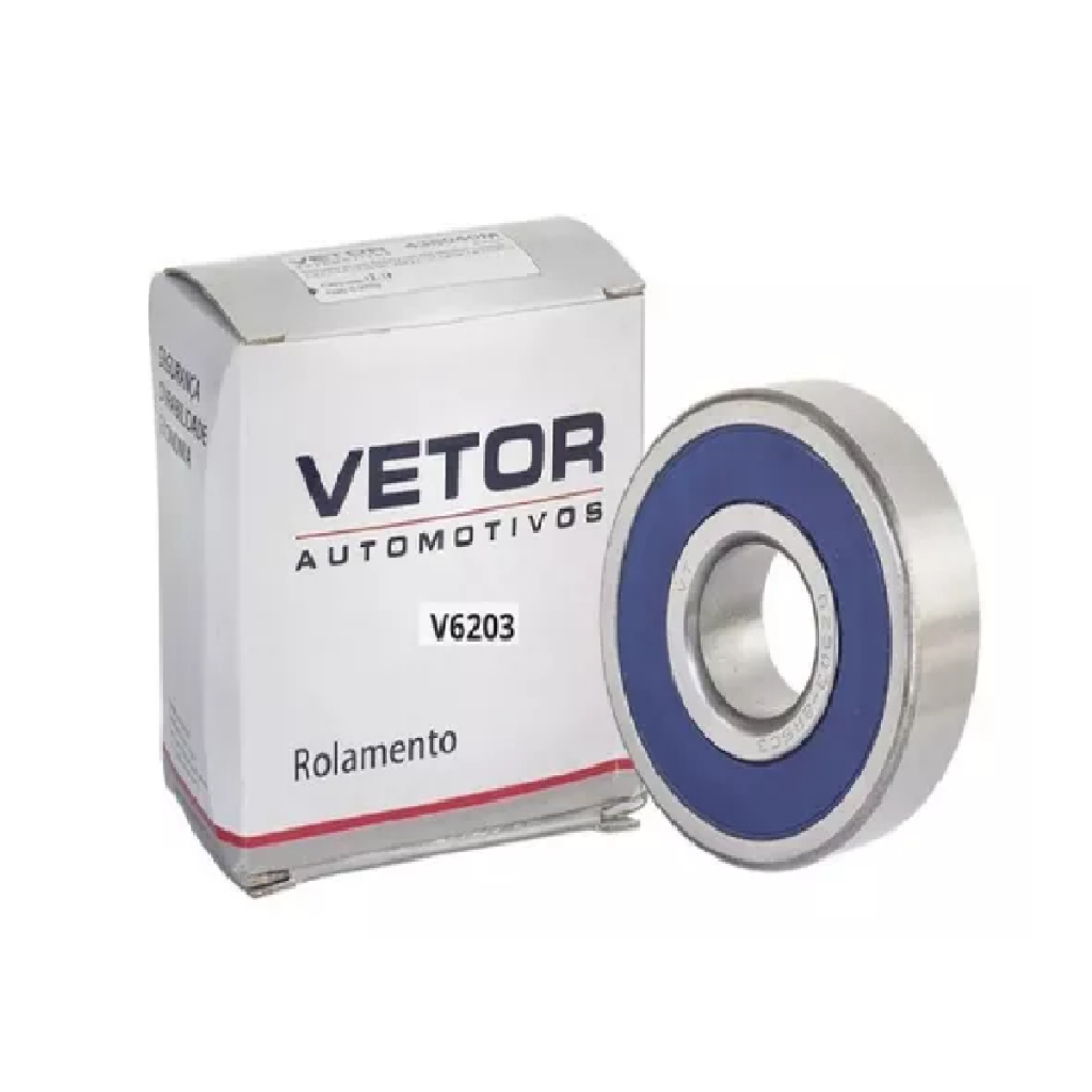 Rolamento 6203 Ddu Vetor / Vto 17/40/12 Mm Vto6203