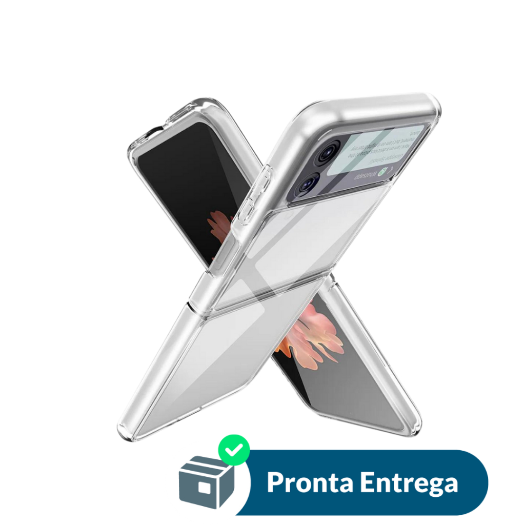 Capa Protetora Para Celular Samsung Galaxy Z Flip 5 Anti-Riscos