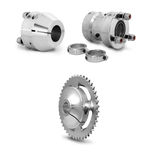 Kit Drift Motorizado, Cubo Fixo E Rolamentado + Suporte + Coroa em Alumínio Laminado