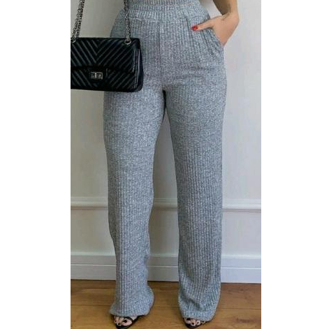 Calça Confort plus size  (Tecido canelado) em Oferta na Shopee