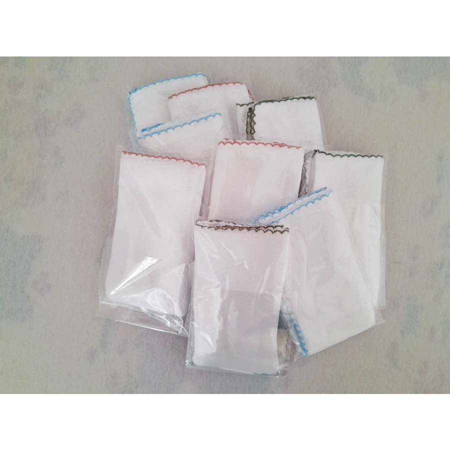 Kit 3 Fraldinha Bebê Boca Luxo 100%algodão em Oferta na Shopee