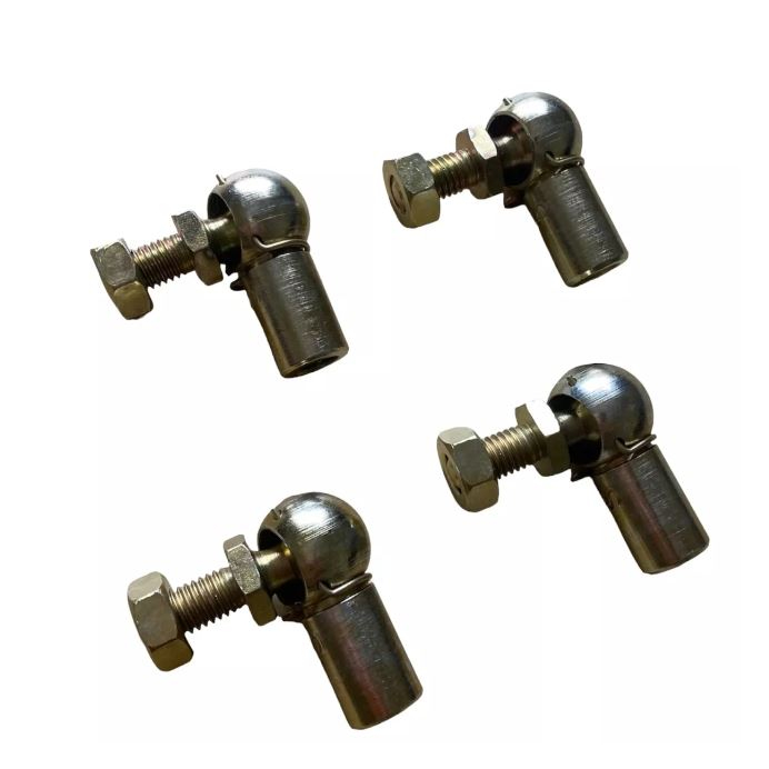 Kit Terminal Direçao 10mm Fapinha Kart Xingu Fox Desert