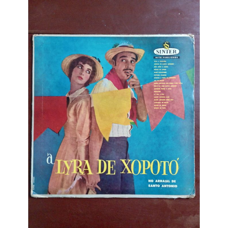 LP A Lira De Xopotó No Arraial De Santo Antônio 1958 Sinter